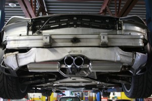 Track Boxster, exhaust upgrade